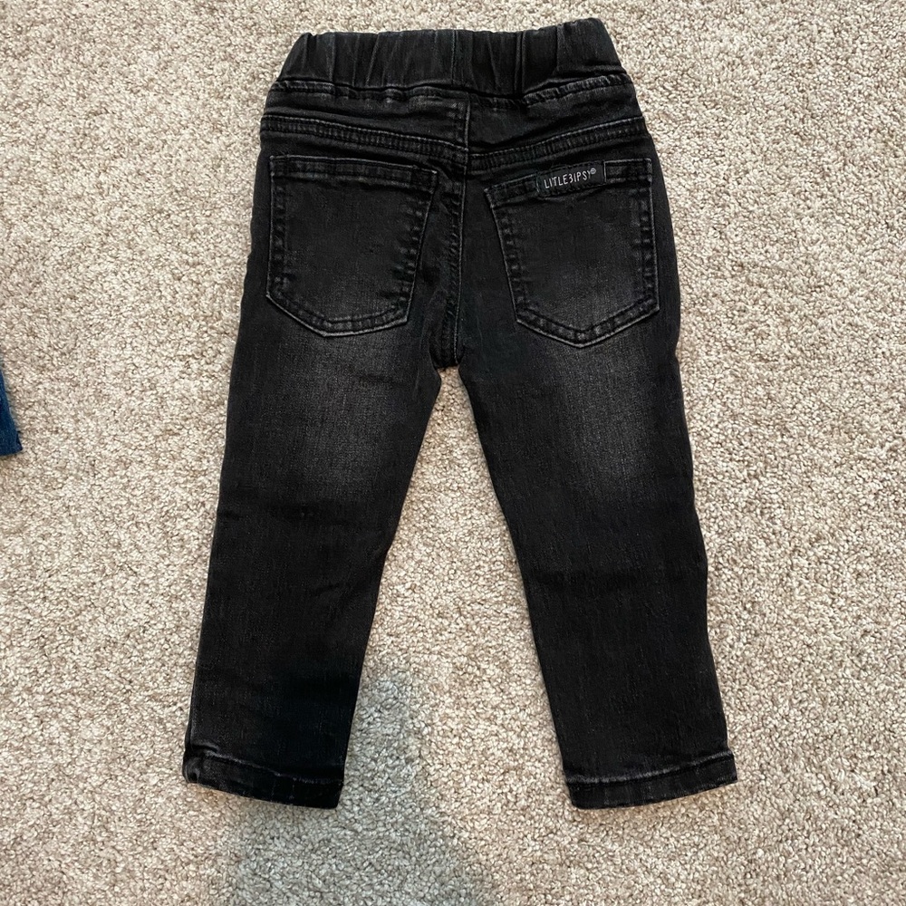 Little Bispy black wash denim